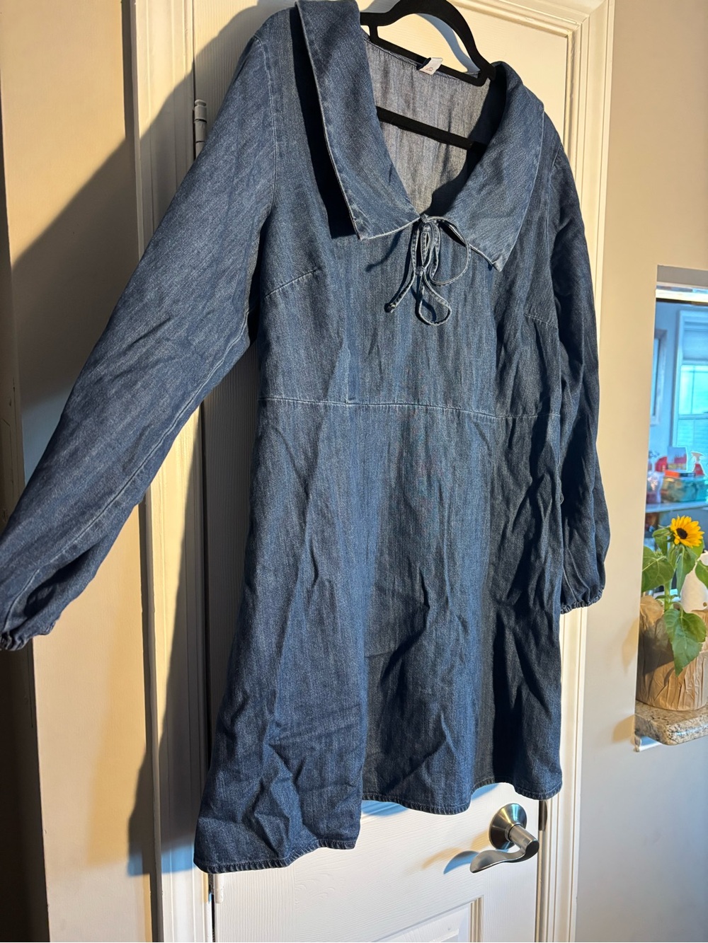 NWOT Old Navy Denim Sweet Collar Dress / Wear to Work / Day Dress - Picture 3 of 5